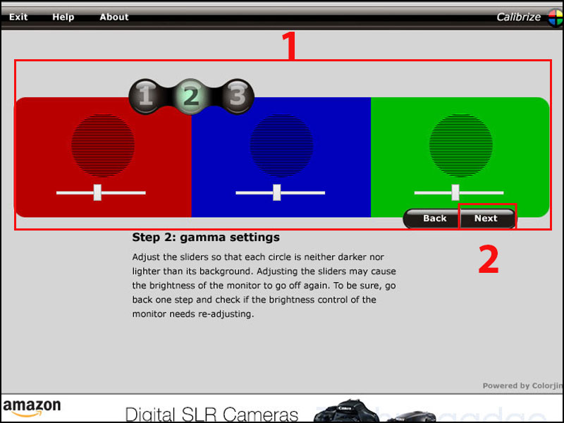 C&agrave;i đặt gamma